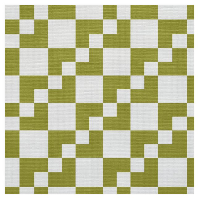 Tecido Patchwork Domino - Olive and White (Modelo)