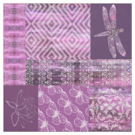 Tecido Patina roxo: Mosaico