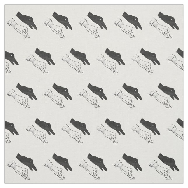 Tecido Pato Silhouette Mão (Modelo)