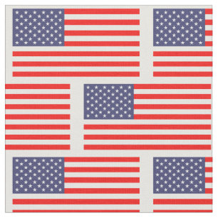 Tecido Patriótico americano padrão de bandeira têxtil