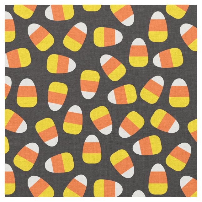 Tecido Patterno de Halloween Candy Corn (Detalhe)