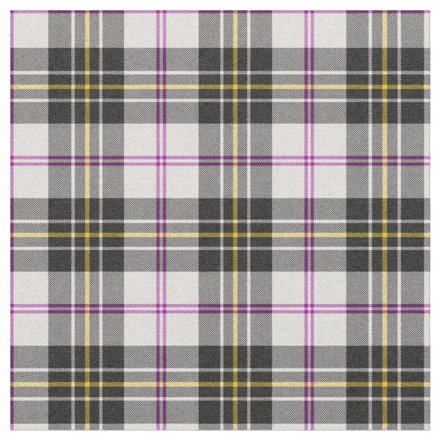 Tecido Patterno de Xadrez escocês do Clã Tartan MacPherso (Detalhe)