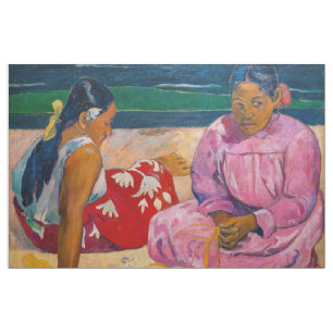 Tecido Paul Gauguin - Mulheres taitianas na praia
