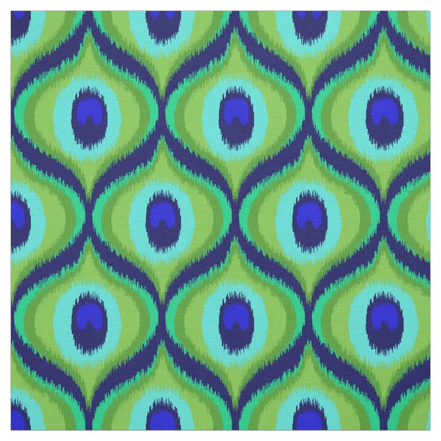 Tecido Pavão cor moroccan ikat design (Modelo)