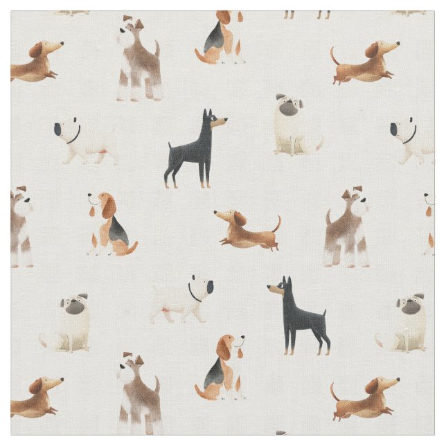 Tecido Paws Gingham (Detalhe)