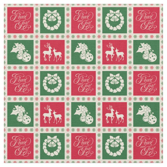 Tecido Paz e alegria (Detalhe)