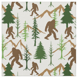 Tecido Pé Grande Escondendo-se no Padrão Florestal