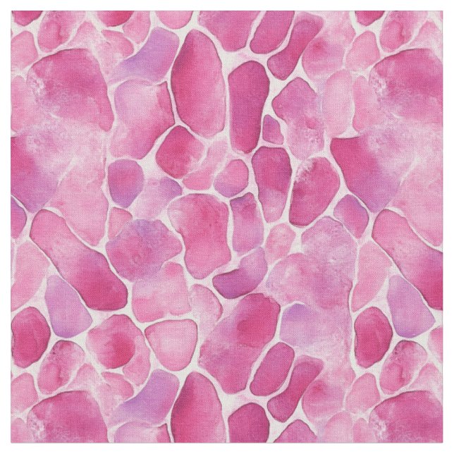 Tecido Pebbles de Aquarela Rosa (Detalhe)