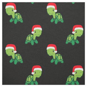 Tecido Pecuária de Tartaruga Marinha Feliz Natal Papai N