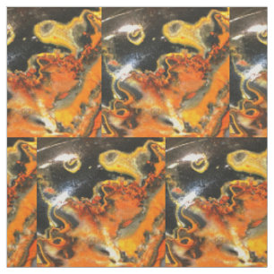 Tecido Pedras Laranja Desenroscadas