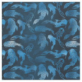 Tecido Peixe azul