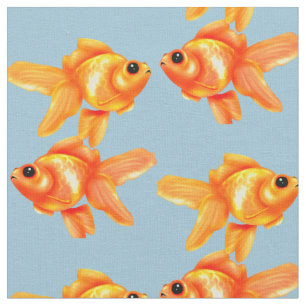 Tecido Peixe dourado bonito