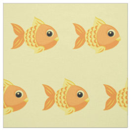 Tecido Peixe Dourado Fofo