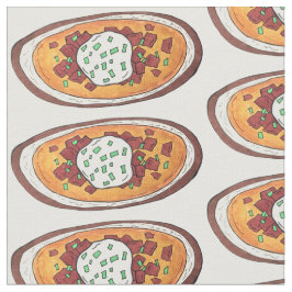 Tecido Pele de Batata Carregada Comida de Invólucro Bacon