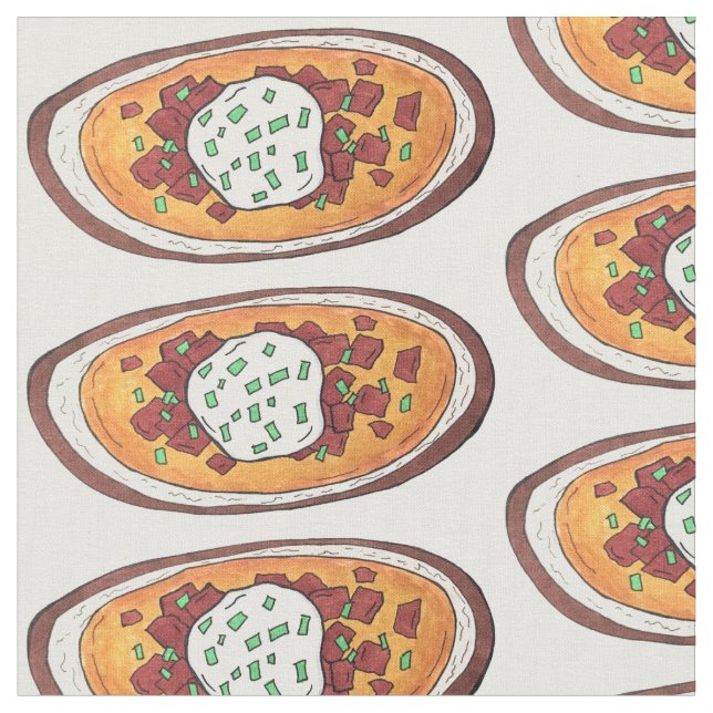 Tecido Pele de Batata Carregada Comida de Invólucro Bacon (Detalhe)