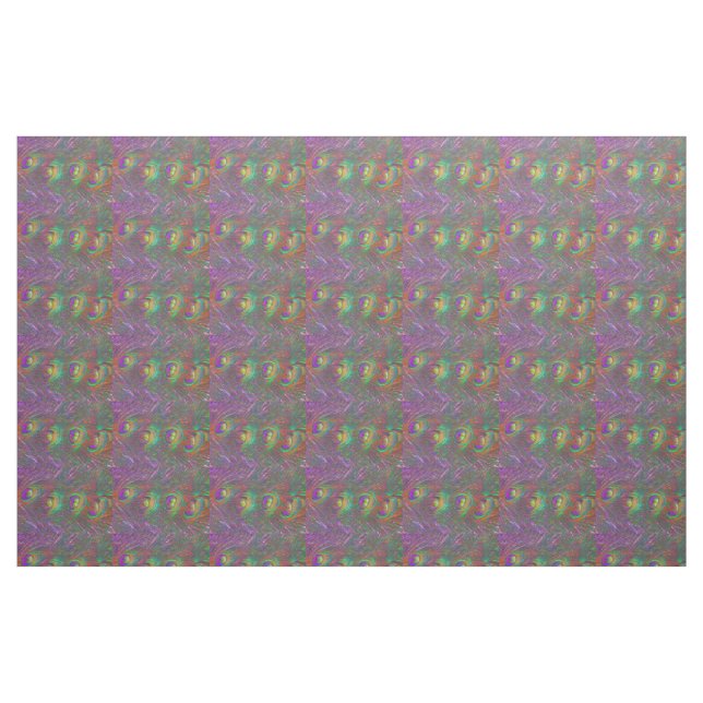 Tecido Penas de Natal Tinsel Peacock (Fat Quarter)