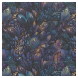 Tecido Penas de pavão