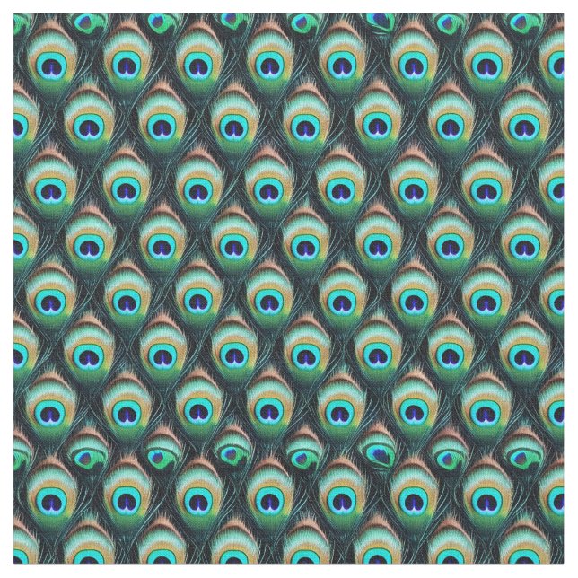 Tecido Penas de Peacock - 2 (Detalhe)