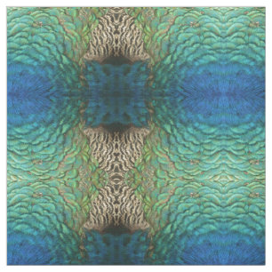 Tecido Penas de Peacock I Abstrato