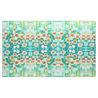 Tecido Pencil Sketch Floral Fabric
