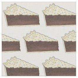 Tecido Pensilvânia Dutch Amish Comida Shoo Fly Pie Slice