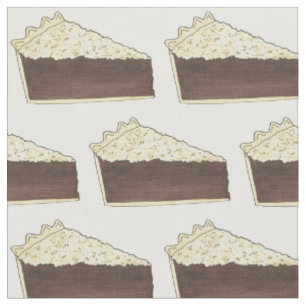 Tecido Pensilvânia Dutch Amish Comida Shoo Fly Pie Slice