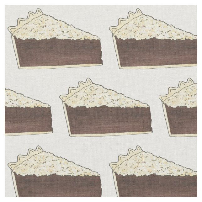 Tecido Pensilvânia Dutch Amish Comida Shoo Fly Pie Slice (Detalhe)