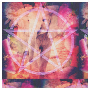 Tecido Pentagram do elefante do bebê
