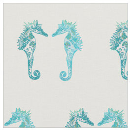 Tecido penteado cavalo marinho do algodão (56"