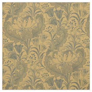 Tecido Pêonias Vintage, Crocuses & Tulips Padrão Floral