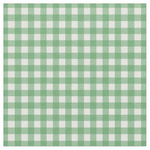Tecido Pepper Green Checking Gingham para Lids de latas d