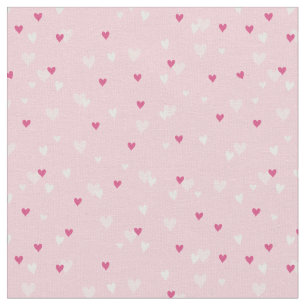 Tecido Pequeno Coração Rosa Dia de os namorados de Amor