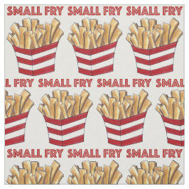 Tecido Pequeno Fry Foodie França Fries Comida Chá de fral