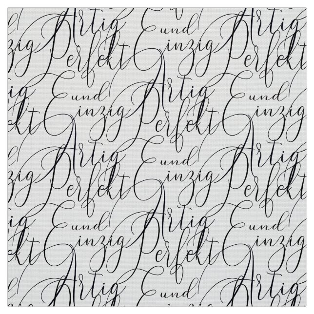 Tecido perfekt und einzigartig schwarz Handschrift (Modelo)
