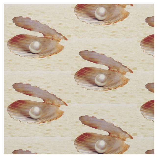 Tecido Pérola da ostra na areia (Modelo)