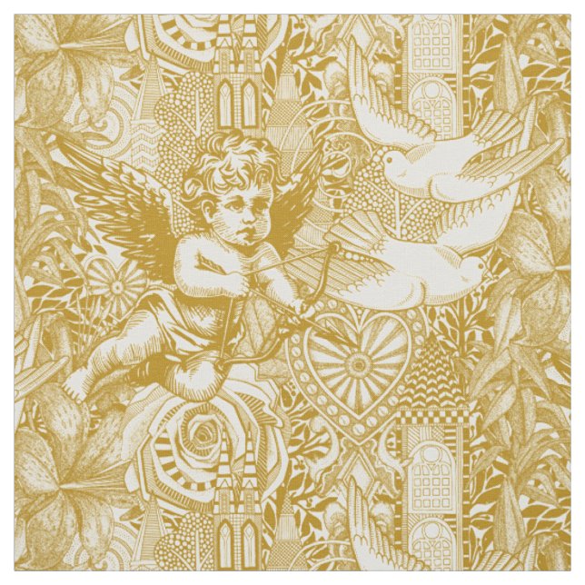 Tecido pérola de ouro do maximalismo do namorados (Modelo)