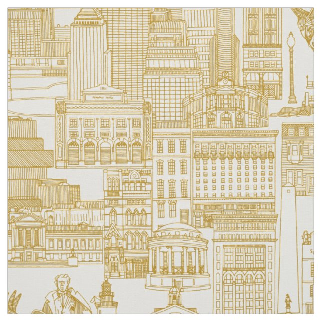 Tecido Pérola dourada de Boston toile (Modelo)