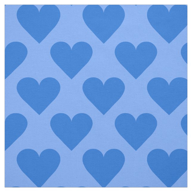 Tecido personalizado Blue Hearts (Modelo)