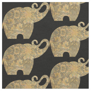 Tecido Personalizado Brocade Elephants