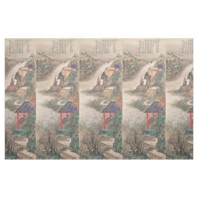 Tecido personalizado de arte japonês (Jarda)