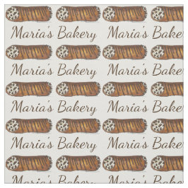 Tecido Personalizado De Banho Italiano Com Cannoli