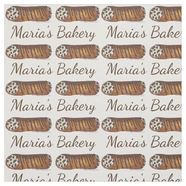 Tecido Personalizado De Banho Italiano Com Cannoli (Modelo)