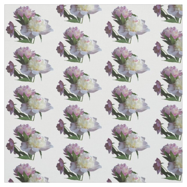 Tecido Personalizado de Fotografias de Peony Rosa (Modelo)