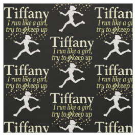 TECIDO PERSONALIZADO DE GAROTA PRETA E DOURADA