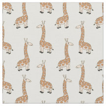 Tecido Personalizado de Girafa Bebê para Crianças