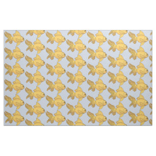 tecido personalizado de ilustração de peixe