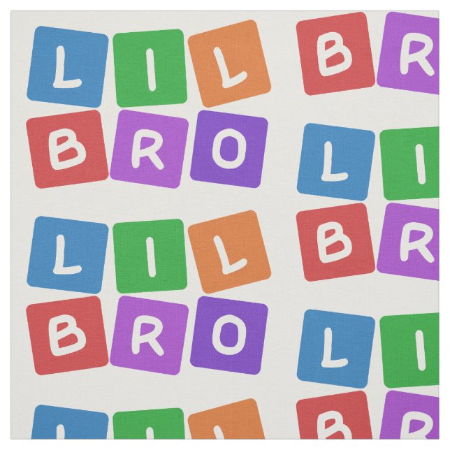 Tecido personalizado do Little Bro (Modelo)