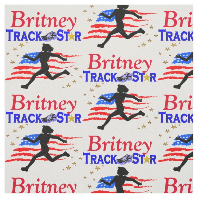 TECIDO PERSONALIZADO DO USA TRACK STAR (Modelo)
