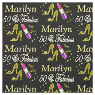TECIDO PERSONALIZADO Dourado 50 E FABULOSO