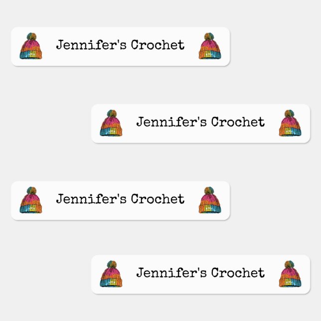 Tecido Personalizado Etiquetas de Vestuário Croche (Grupo)